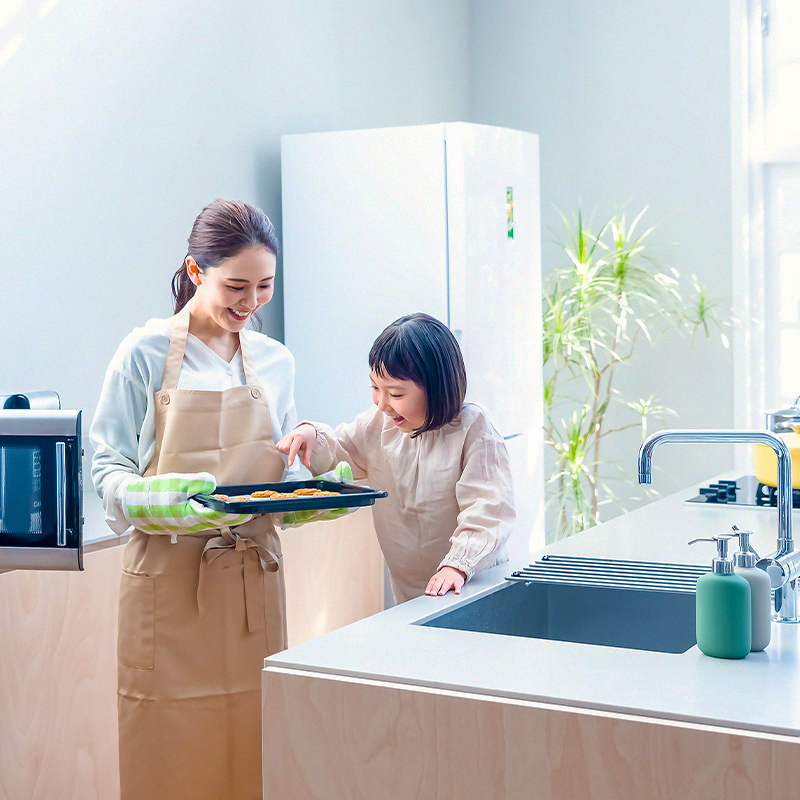 多くの時間を過ごす場所「キッチン」