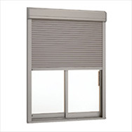 手動シャッター付(1階掃き出し部分)