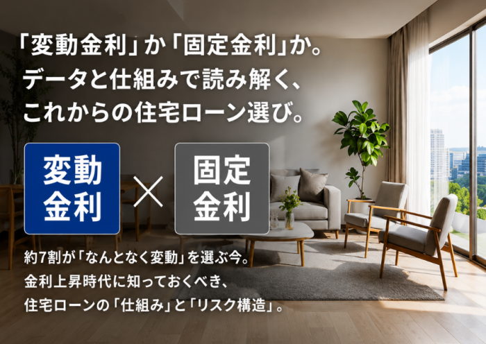 「変動金利」か「固定金利」か。