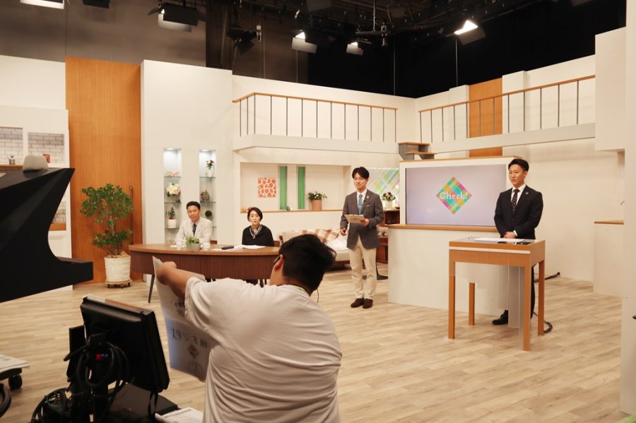 mrt報道情報番組「check!」に出演しました!