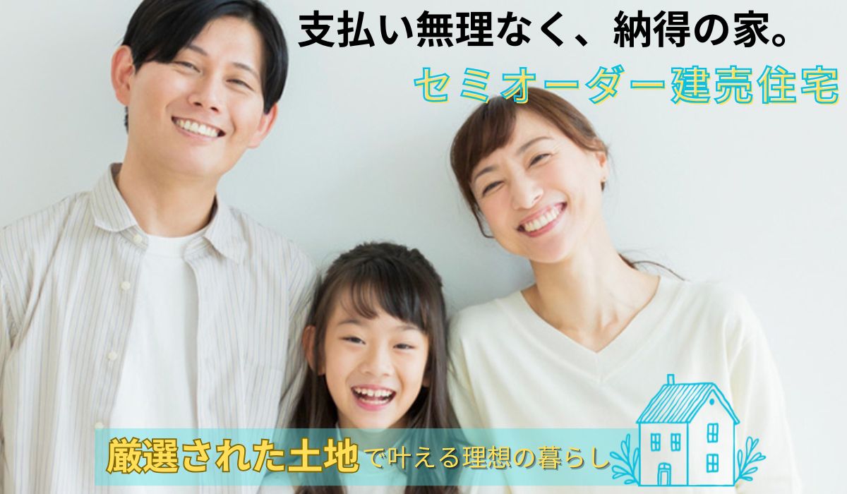 セミオーダー　無理なく納得の家